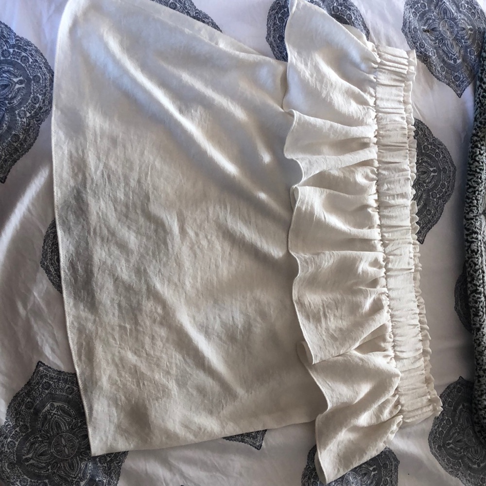 Cream off White off the shoulder blouse